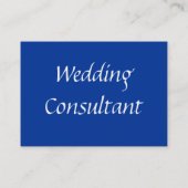 のコン結婚サルタント名刺 名刺 (裏面)