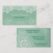 のコン結婚サルタント – Mint Lace 名刺 (正面/裏面)