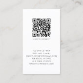 のコーディネ結婚ーター写真白金ゴールド天空 名刺 (裏面)