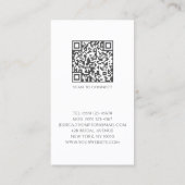 のコーディネ結婚ーター写真白銀の天空 名刺 (裏面)