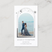 のコーディネ結婚ーター写真白銀の天空 名刺 (正面)