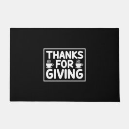 のコーヒ感謝していーア与えート ドアマット