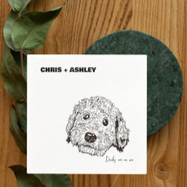 のゴールデンドドルペットカクテルナプキ結婚ン スタンダードカクテルナプキン