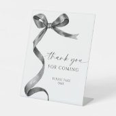 のサイン感謝していに対す来る黒弓 台座サイン (正面)