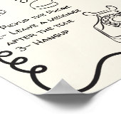 のサイン用の音声結婚ゲストブックメッセージ ポスター (角)