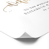 のサイン結婚へようこそ ポスター (角)