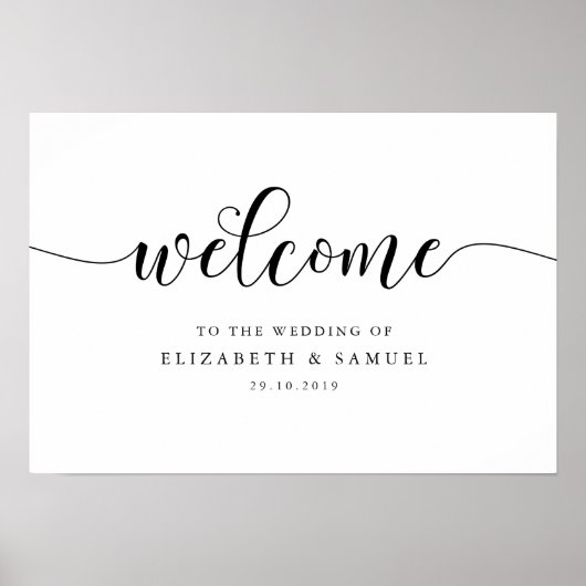 のサイン結婚へようこそ ポスター (正面)