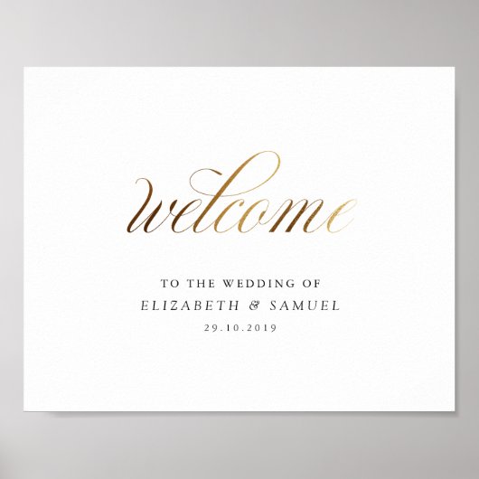 のサイン結婚へようこそ ポスター (正面)