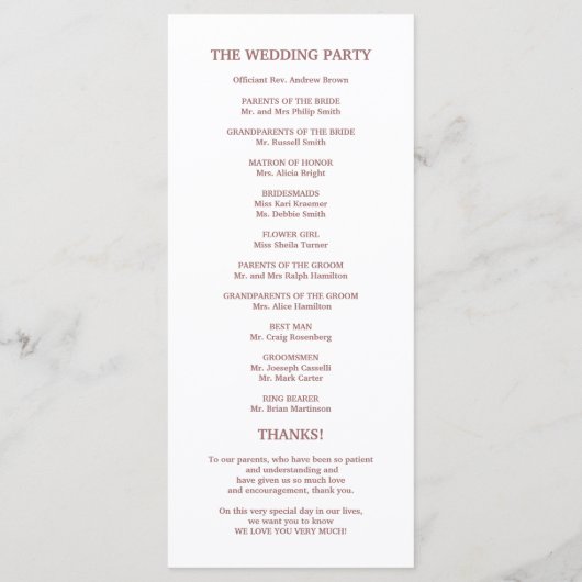 のサービス結婚の順序プログラムバラ金ゴールドスクリプト プログラム (裏面)