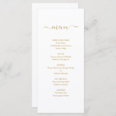 のシンプル他の結婚特別な機会のメニュー プログラム (正面/裏面)