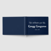 のシンプル哀悼のゲストブック ゲストブック (全面)