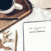 ~のシンプル図書室のエレガント名前をカスタムするとライブラリ セルフインキングスタンプ