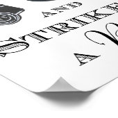 のシンボルや象徴結婚フォトブースのポスターがプロップを掴む ポスター (角)