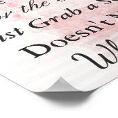 のシーティングポスタ結婚ー、ヴィンテージフローラテーマ ポスター (角)