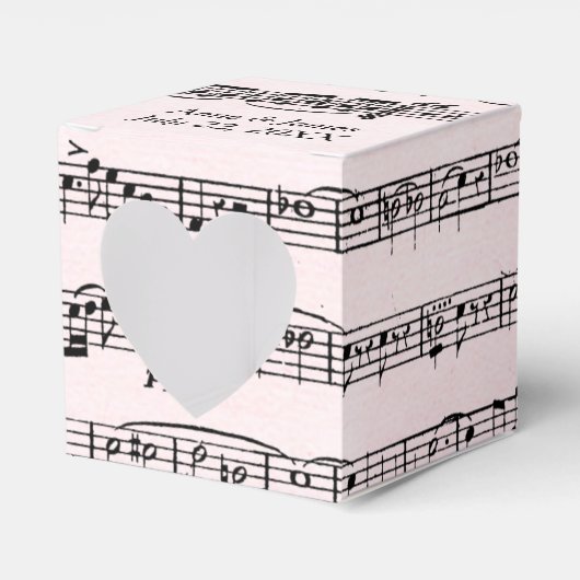 のシー結婚ト音楽オン赤面ピンク フェイバーボックス (正面サイド)