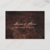 のシ結婚ートカッ空白のド前面 プレイスカード (裏面)