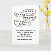 のスコア保ピックボール誕生日カード カード (黄色い花)