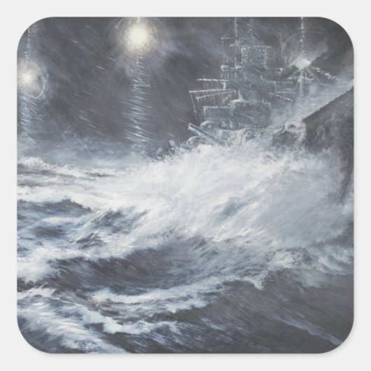 ~のスターシェルの熾烈な戦いに驚く スクエアシール (正面)