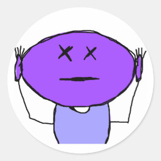 のステッ聞カーではない ラウンドシール