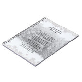 のストップバイウッズスノーイ夕べロバート・フロスト詩 ノートブック (左側)