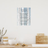 のストップバイウッズスノーイ夕べロバート・フロスト詩 ポスター (キッチン)