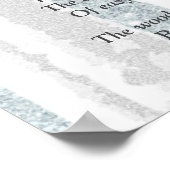 のストップバイウッズスノーイ夕べロバート・フロスト詩 ポスター (角)