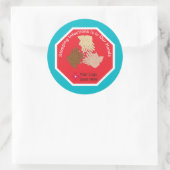 のストップ感染症は手の衛生状態にある ラウンドシール (バッグ)