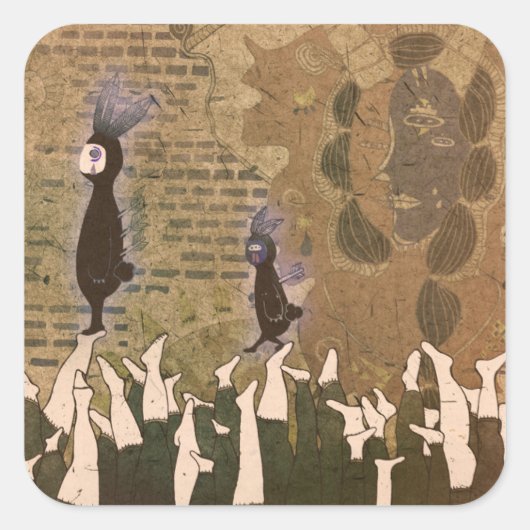 のストップ足跡2012 スクエアシール (正面)