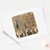 のストップ足跡2012 スクエアシール (封筒)