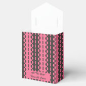 のストライプ円 – 木炭とピンクテント フェイバーボックス (オープン)