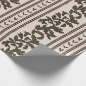 のストライプ曲 ラッピングペーパー (角)