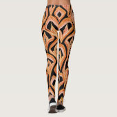 のスネークスキンアートワークはっきりしたレギンススタイリッシュ レギンス (裏面)