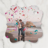 のスパ結婚ークラーのライトアップメッセージカード フェイバータグ (裏面)