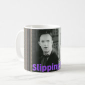 のスリップまたは滑ること妻 コーヒーマグカップ (正面左)