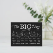 のタイムラ結婚イン | The Big Dayはがき ポストカード (スタンド正面)