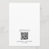 のタイムラ結婚ムプログラムエレガントミニマルモダンリスト プログラム (裏面)