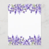 のタイムラ結婚ムプログラムlavender花模様へようこそ (裏面)