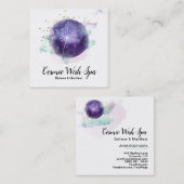 *~*のタンポポの願いの空Cosmoは宇宙を主演します スクエア名刺 (正面/裏面)