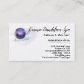 *~*のタンポポの願いCosmoは宇宙空を主演します 名刺 (裏面)