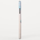 *~*のターコイズのピンクの金ゴールドのグリッターの人魚 Case-Mate iPhoneケース (裏面/右)