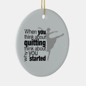 のダンス考えにつやめいて セラミックオーナメント (右)