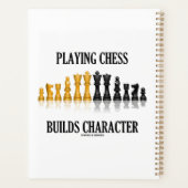 のチェス遊ビルドキャラクター反射チェス プランナー手帳 (裏面)