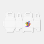 のチャリティ与えロゴのハート フェイバーボックス (折り畳みなし)