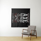 ～のチャンスを投げ付けるハチェット・アックス タペストリー (インサイチュ(横))