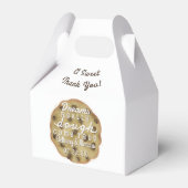 のチョコ結婚ートチップクッキーは夢の生地を扱う フェイバーボックス (正面サイド)