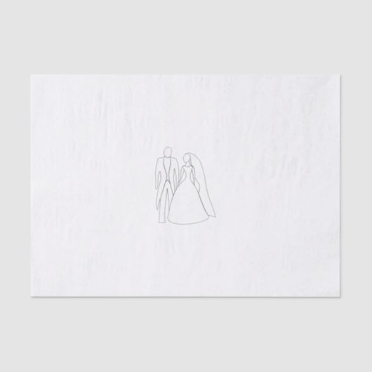 のティッシュペーパーま結婚たはシャワー 薄葉紙 (正面)