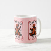 ~のテディー・ベアのおもちゃCOのヴィンテージの広告を襲って下さい! コーヒーマグカップ (正面右)