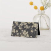 のテン結婚トプレイスカードシェード・オブ・ゴールズ&ブラック プレイスカード (裏面)