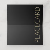 のテン結婚トプレイスカードシェード・オブ・ゴールズ&ブラック プレイスカード (内部開封)