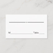 のテーブ結婚ルカード番号ゲスト座席表 プレイスカード (正面)